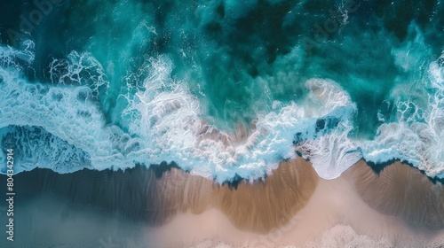 Close-up shot of waves on ocean
