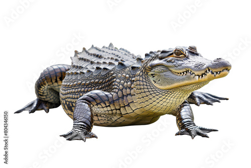Detailed Crocodile  with Open Mouth on transpart