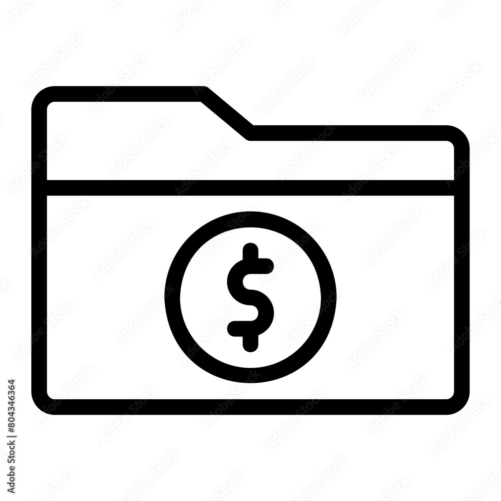 folder line icon folder line icon