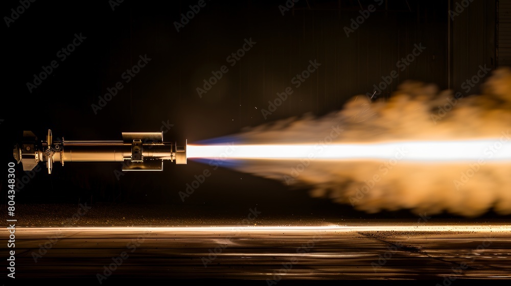 Isolated missile rocket with fiery trail on white background for impactful visual content Isolated missile rocket with fiery trail on white background for impactful visual content