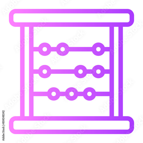abacus gradient icon