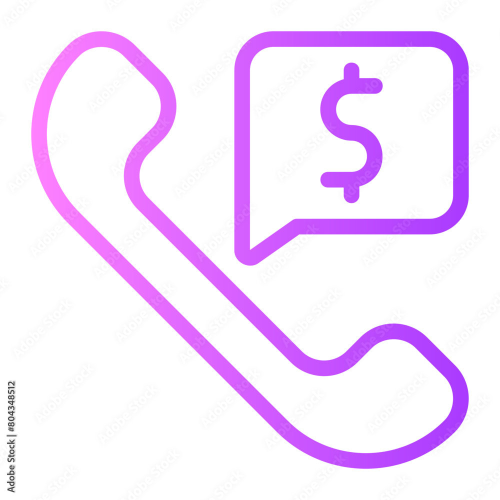 phone call gradient icon phone call gradient icon
