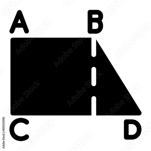 Billede på lærred trapezium