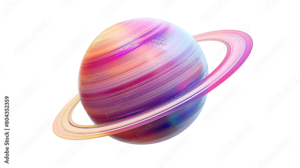 Fantasy Saturn isolated on white background. Fantasy Saturn isolated on white background.