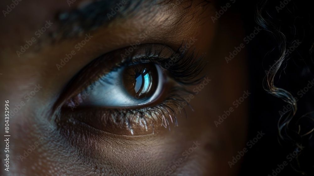 Closeup of Medusas gaze, intense and compelling, isolated on a clean, deep black background to enhance the drama Closeup of Medusas gaze, intense and compelling, isolated on a clean, deep black background to enhance the drama