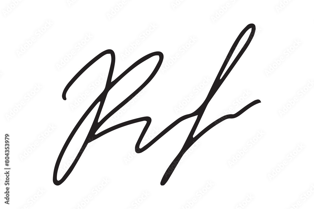 Fake hand drawn autographs . Handwritten signature scribble for business certificate or letter. Vector isolated illustration Fake hand drawn autographs . Handwritten signature scribble for business certificate or letter. Vector isolated illustration
