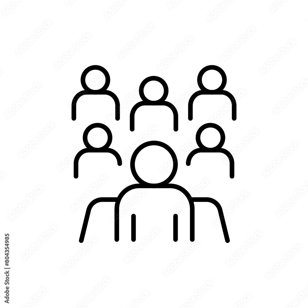 Meeting outline icons, minimalist vector illustration ,simple transparent graphic element .Isolated on white background Meeting outline icons, minimalist vector illustration ,simple transparent graphic element .Isolated on white background