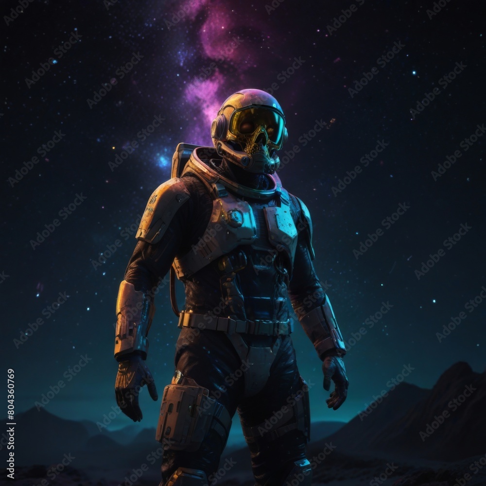 astronaut in space