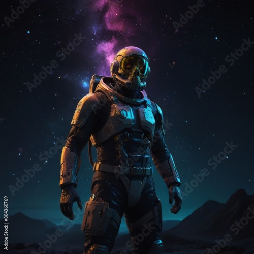 astronaut in space