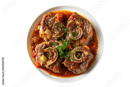 Osso buco isolated on transparent background