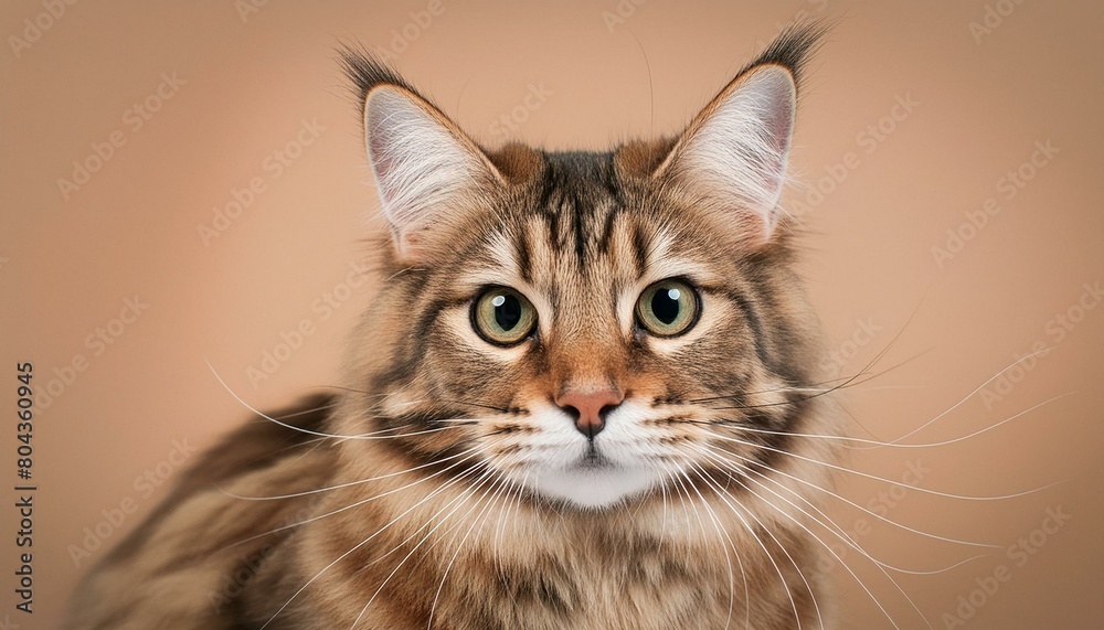 Portrait of a cat looking at the camera Portrait of a cat looking at the camera