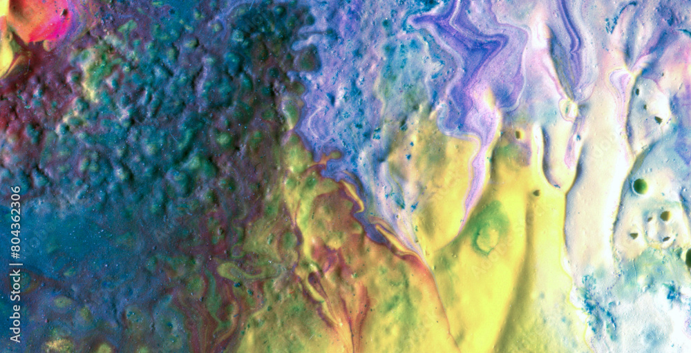 Naklejka premium Lively and Intricate Psychedelic Patterns Merging into a Captivating Abstract Composition