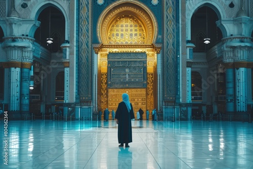 Devotion at the Kaaba: A Moment of Spiritual Connection
