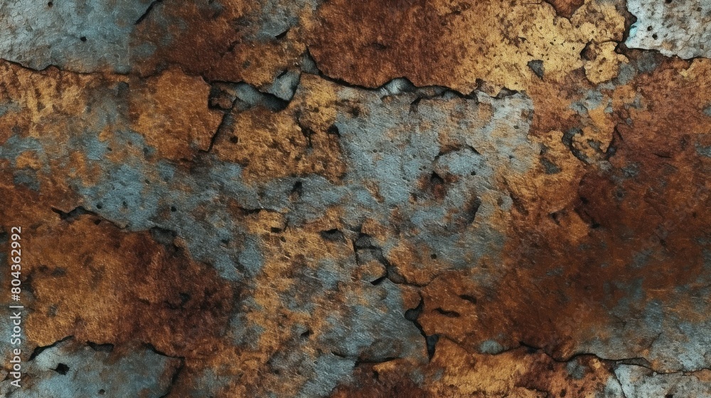 Macro shot of a rusty metal surface with texture Macro shot of a rusty metal surface with texture