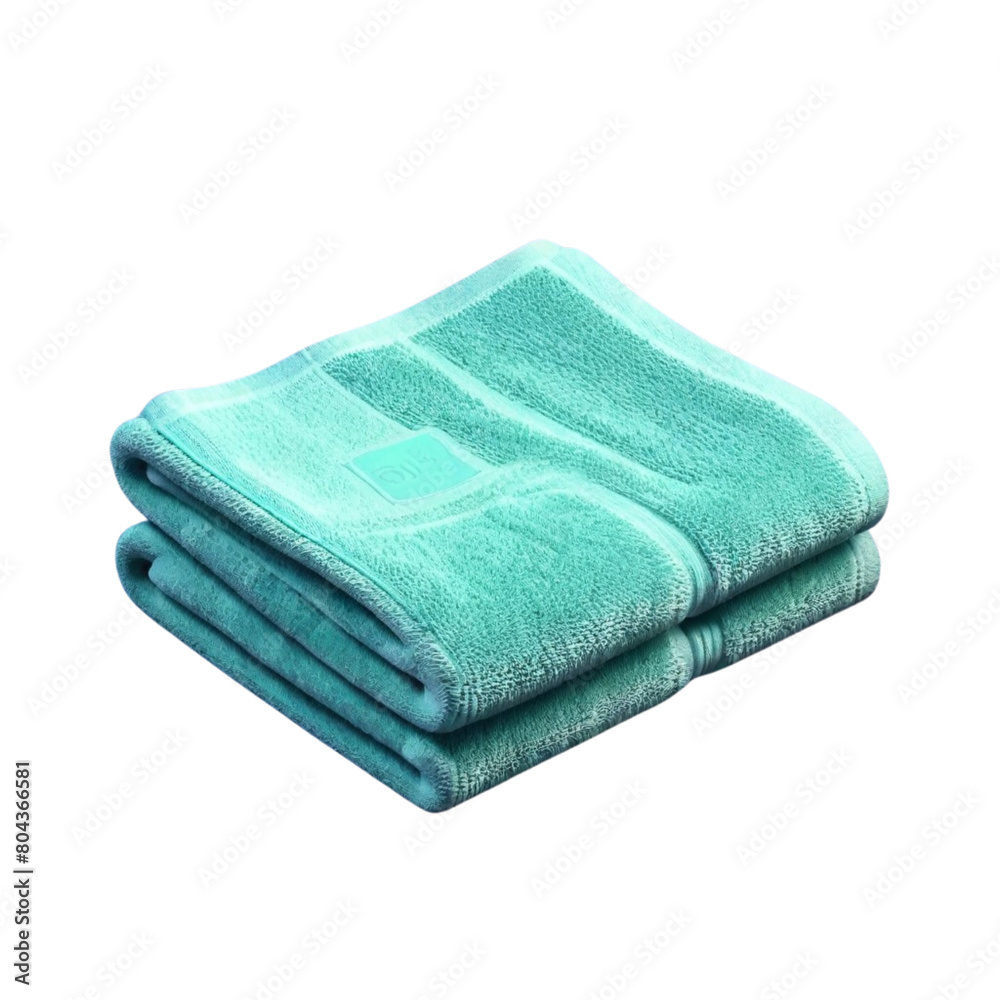 Fresh Rolled Towels on Marble in Spa Setting on Isolated transparent background png. generated with AI Fresh Rolled Towels on Marble in Spa Setting on Isolated transparent background png. generated with AI