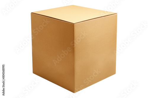 cardboard box isolated on transparent background © posterpalette