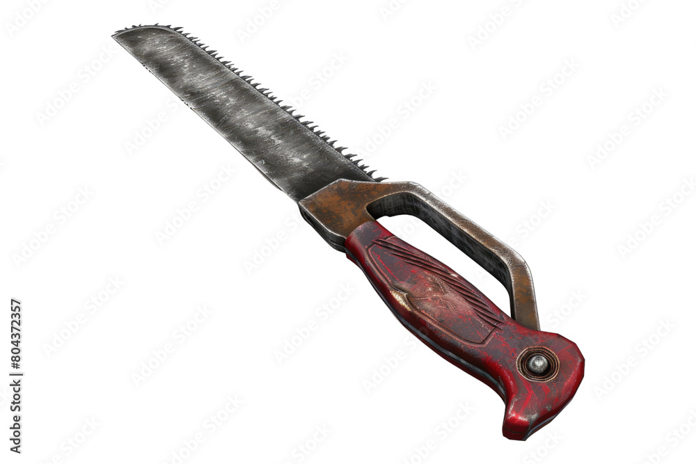 Obraz premium Pruning saw isolated on transparent background