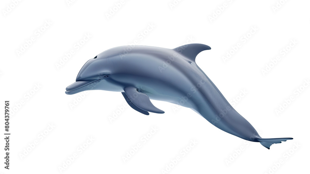 Isolated dolphin isolated on white background. Isolated dolphin isolated on white background.