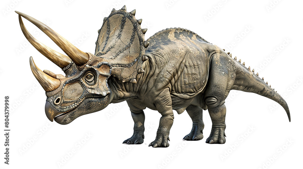Fototapeta premium Triceratops isolated on white background