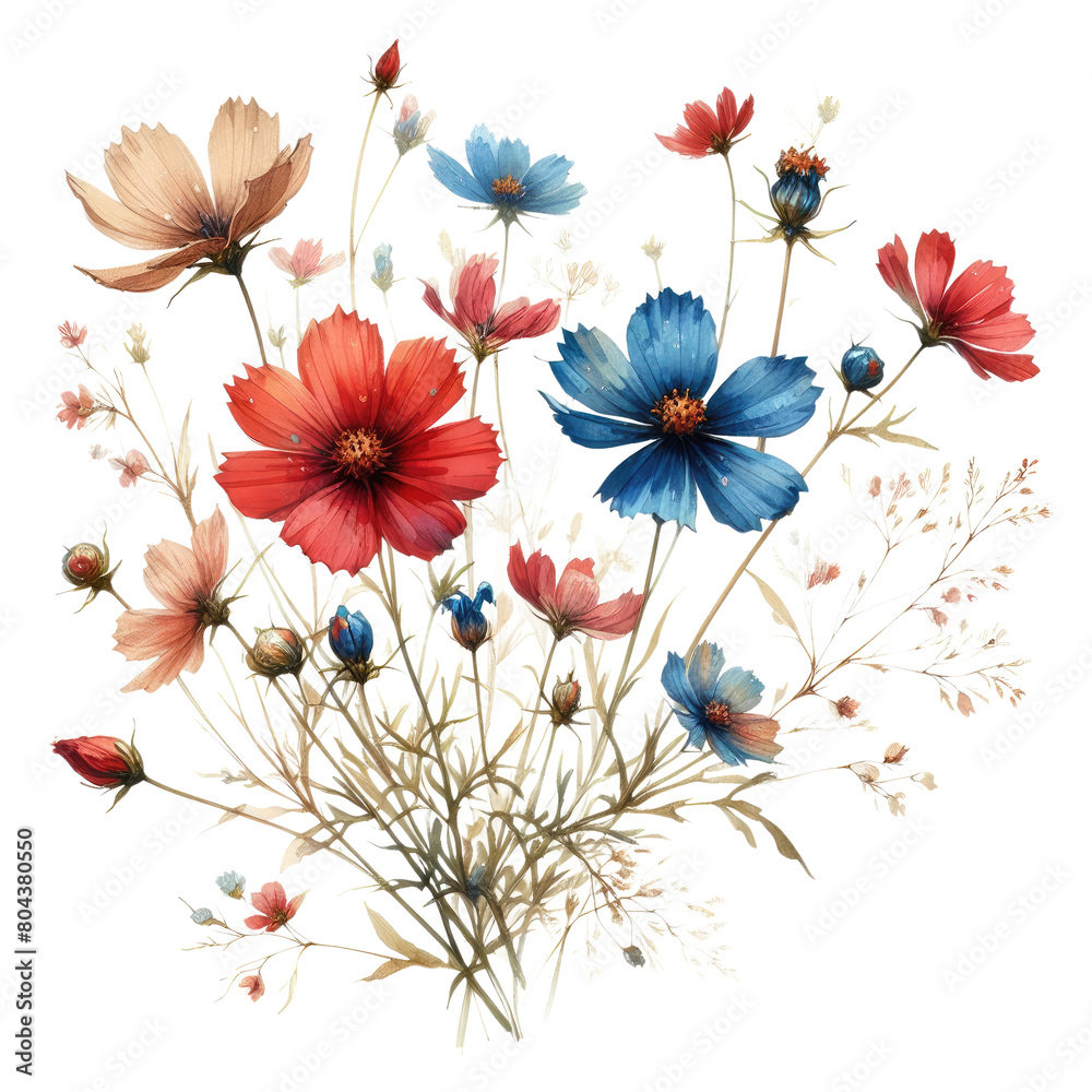 Wildflowers Sublimation Clipart