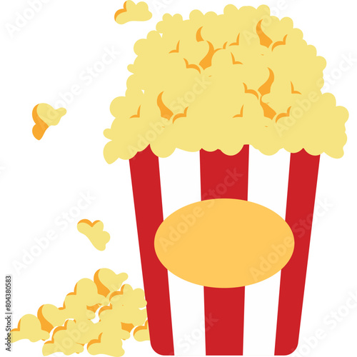 Popcorn Ilustration
