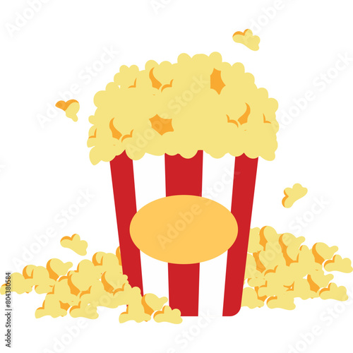Popcorn Ilustration

