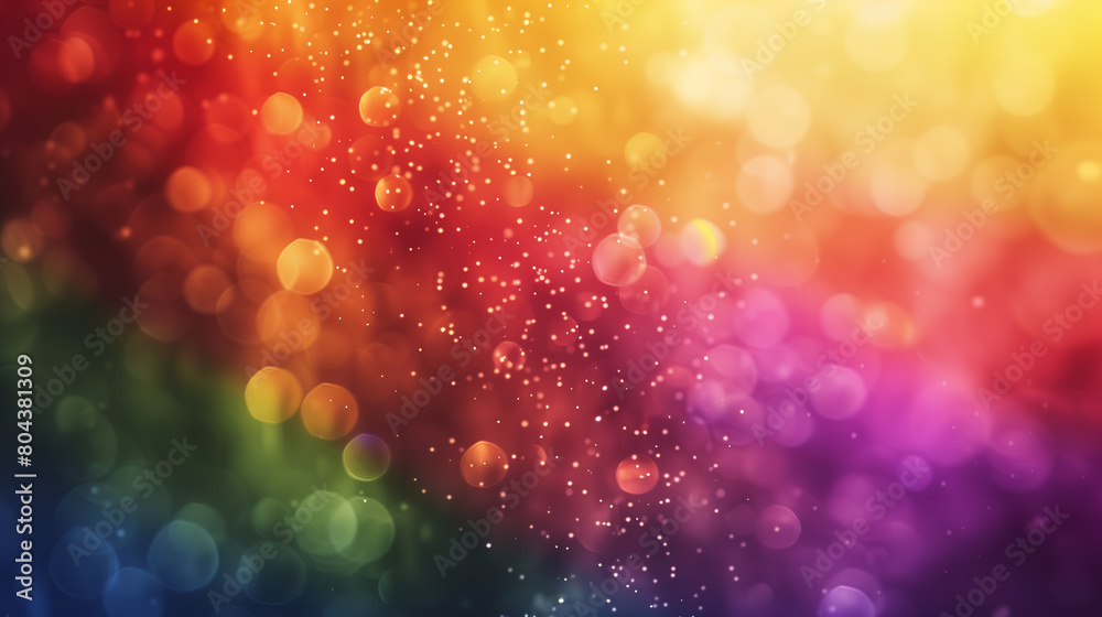 image with a blurred background reminiscent of a Pride month campaign image with a blurred background reminiscent of a Pride month campaign