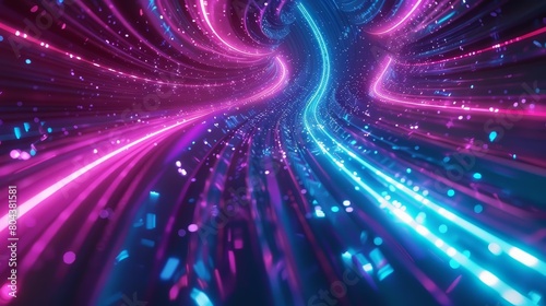 Immerse yourself in the mesmerizing world of colors and lights