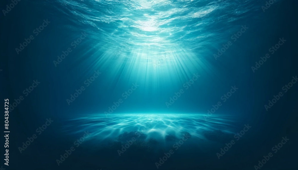 青い光の指す海 青い光の指す海