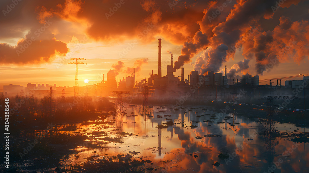 Powerful Images Showing the Devastating Impact of Carbon Emissions on Environment � A Global Warming Awareness Stock Photo Collection