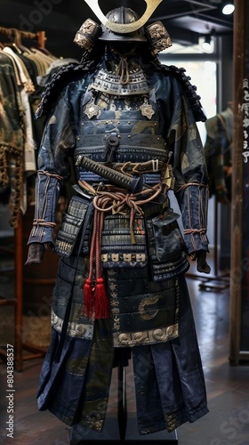 an ancient japanese samurai warrior armour