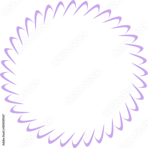 Attractive Twisted Abstract Mandala Element