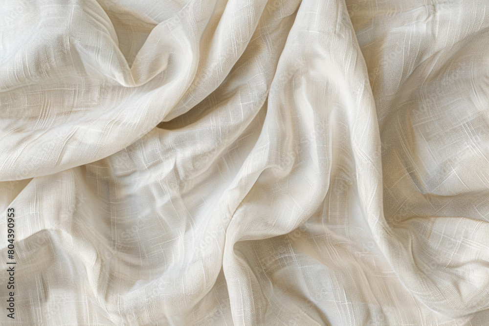 A serene and peaceful background with a fine, linen texture in soft ivory, ideal for a calming and relaxing environment.