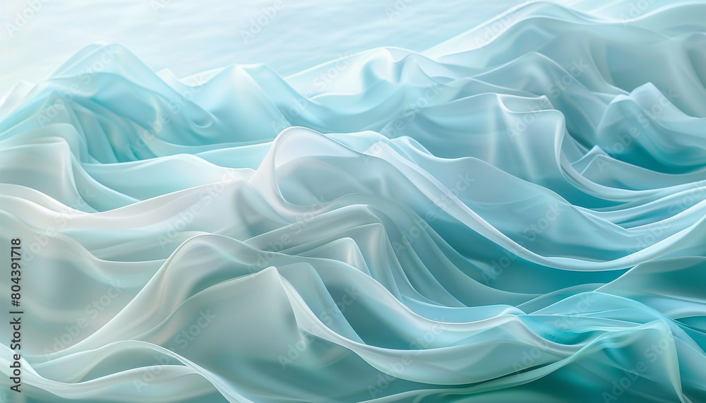 A serene blend of azure and creamy white waves, flowing together in a peaceful dance that suggests the gentle lapping of ocean waves. A serene blend of azure and creamy white waves, flowing together in a peaceful dance that suggests the gentle lapping of ocean waves.
