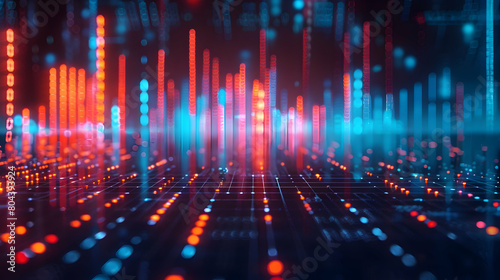 Relying on Sound Economic Data  Photo Real Illustration of Avoiding Market Hype and Financial Entanglements