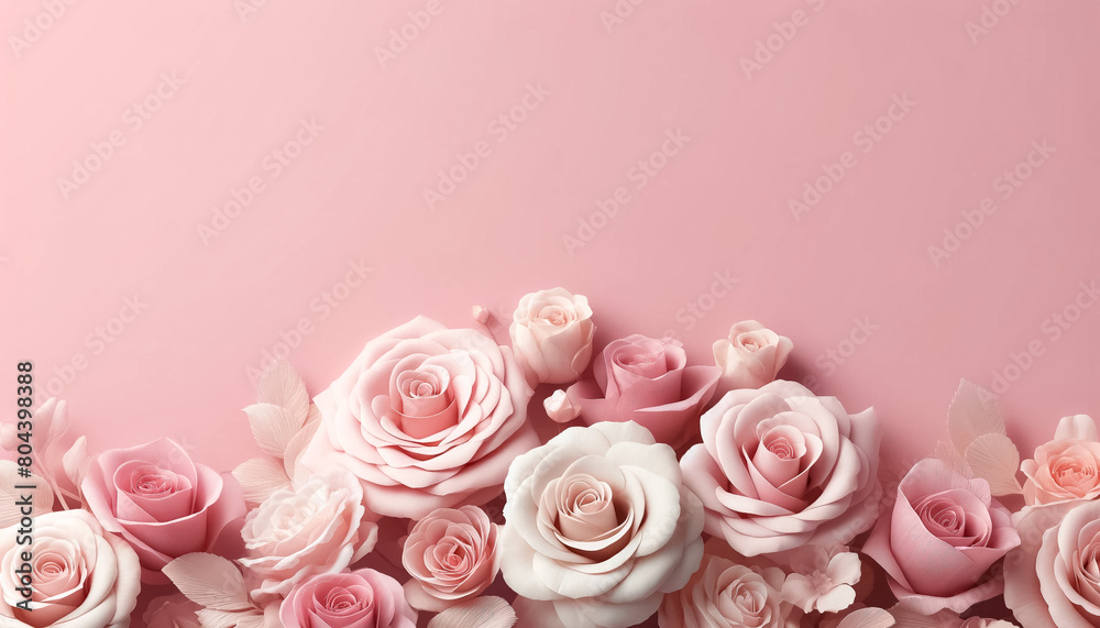 Serenade in Pink - Roses Blooming in Harmonious Hues Serenade in Pink - Roses Blooming in Harmonious Hues