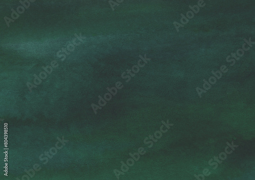 青緑のにじみのある水彩背景素材