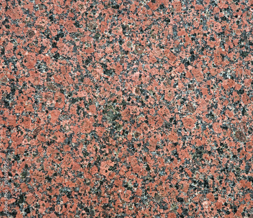 Red granite with black spots © Marina