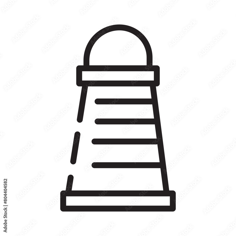 Cheese Grater Tool Line Icon