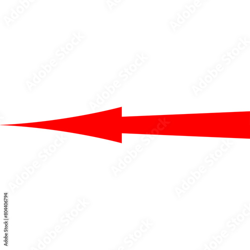 Pointing Arrow Icon as a Unique and Attractive Decoration photo