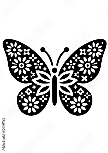 Butterfly Svg, Flower Butterfly svg, Butterfly Flower svg, Butterfly Silhouette, Insect SVG, Butterfly Clipart, Butterfly Cricut, Butterfly Art Print