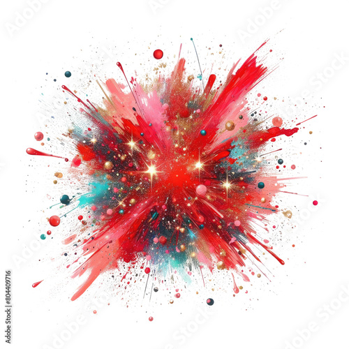 Splashes Splatter Brushstroke Clipart © Danbamstore