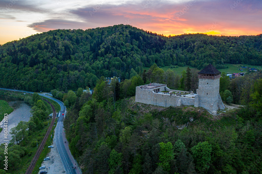 Fototapeta premium Baszta, Muszyna, Dolina Popradu, Małopolska, Poland, 