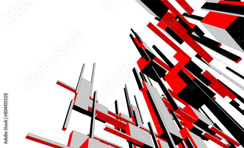 abstract architecture design  vector illustration