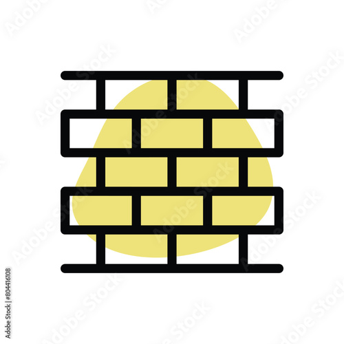 Brickwork vector icon