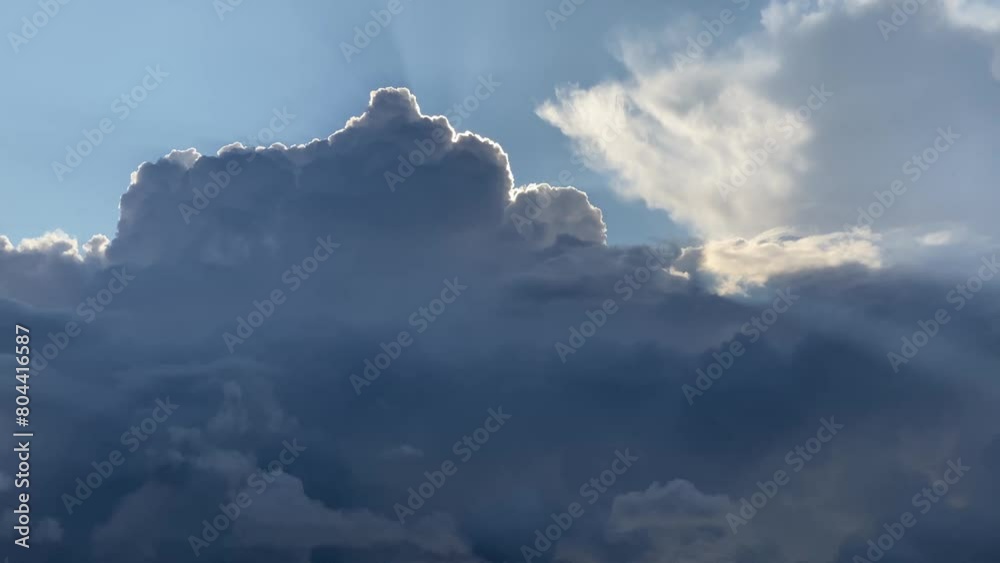 Clouds above the Baltic Sea coast Clouds above the Baltic Sea coast