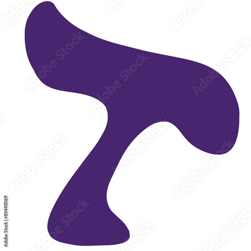 illustration of a letter T