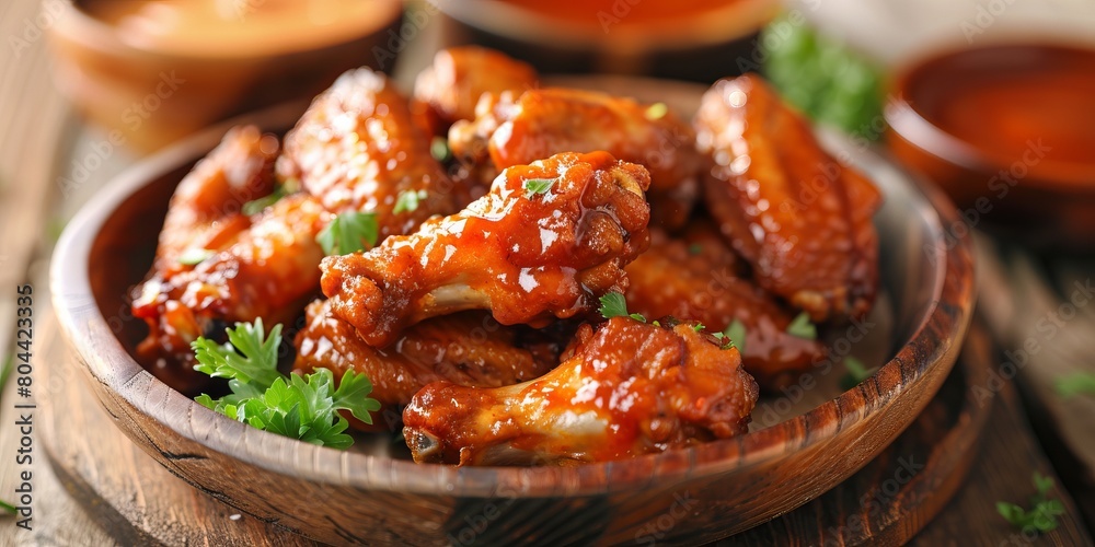 Chicken wings with sauce Chicken wings with sauce