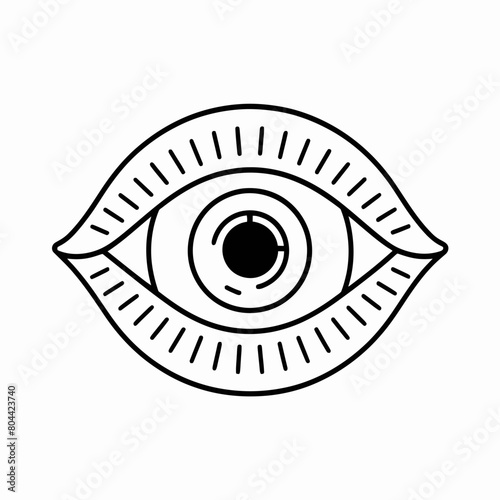 design illustration vector ico eye