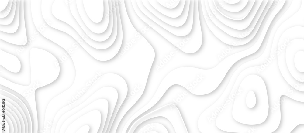 Abstract White paper cut background with lines.3d realistic papercut decoration textured with wavy layers. modern wallpaper texture and 3d realistic design use for banner flyers, posters. Abstract White paper cut background with lines.3d realistic papercut decoration textured with wavy layers. modern wallpaper texture and 3d realistic design use for banner flyers, posters.
